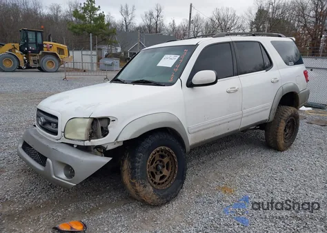 2004 Toyota Sequoia Sr5 V8 z USA, uszkodzony, nr VIN 5TDBT44A74S231944